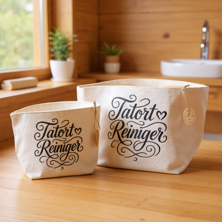 Utensilo für Toilettenpapier – Aufbewahrungskorb WC Ersatzrollen – Körbchen Badezimmer Gäste-WC – in 2 Größen & Motiven**