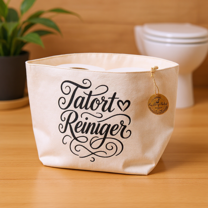 Utensilo für Toilettenpapier – Aufbewahrungskorb WC Ersatzrollen – Körbchen Badezimmer Gäste-WC – in 2 Größen & Motiven**